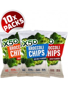 Tribeca Health X50 Broccoli Chips PK10