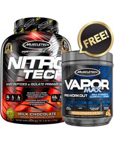 Nitrotech & Free Vapor Max by Muscletech