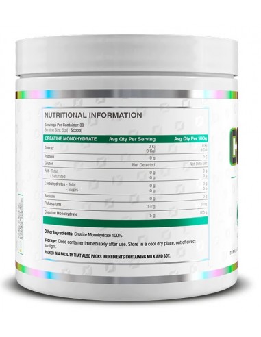 100% Creatine Monohydrate Powder by Onest Health