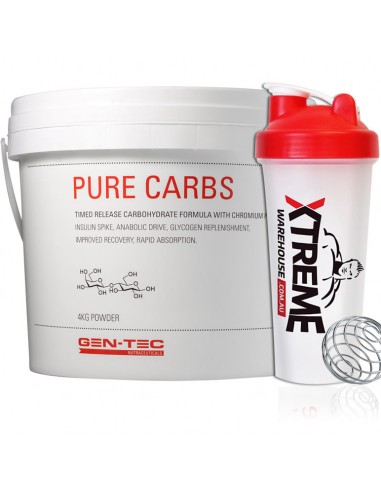 Pure Carbs Natural Timed Release Formula 4kg by Gen-tec Nutrition