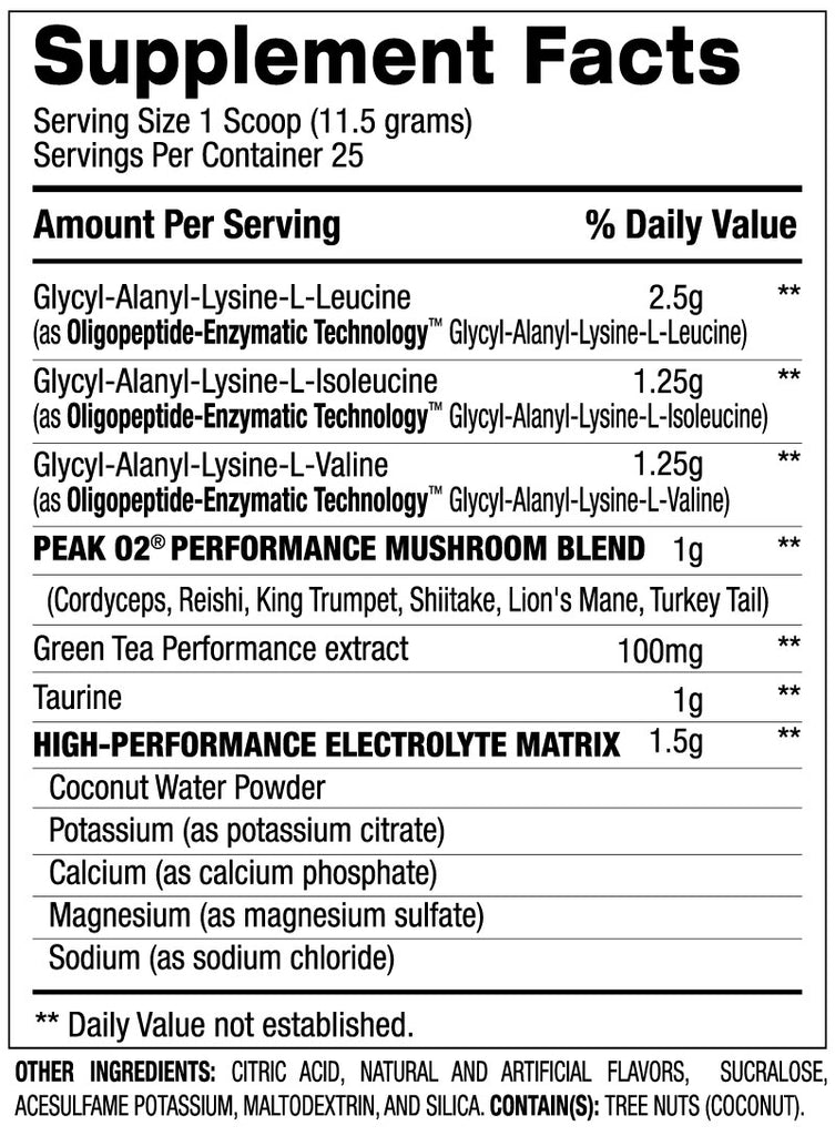 Best Bcaa Recharged Nutrition Information