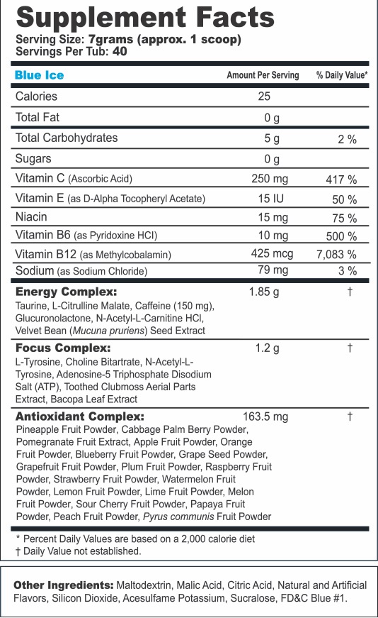 Guel Nutrition Facts