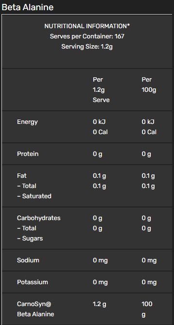 Beta Alanine by International Protein