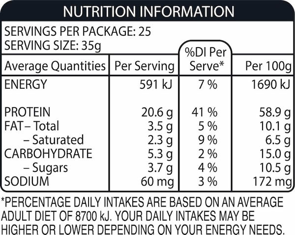 Mars Protein Powder Nutrition Facts