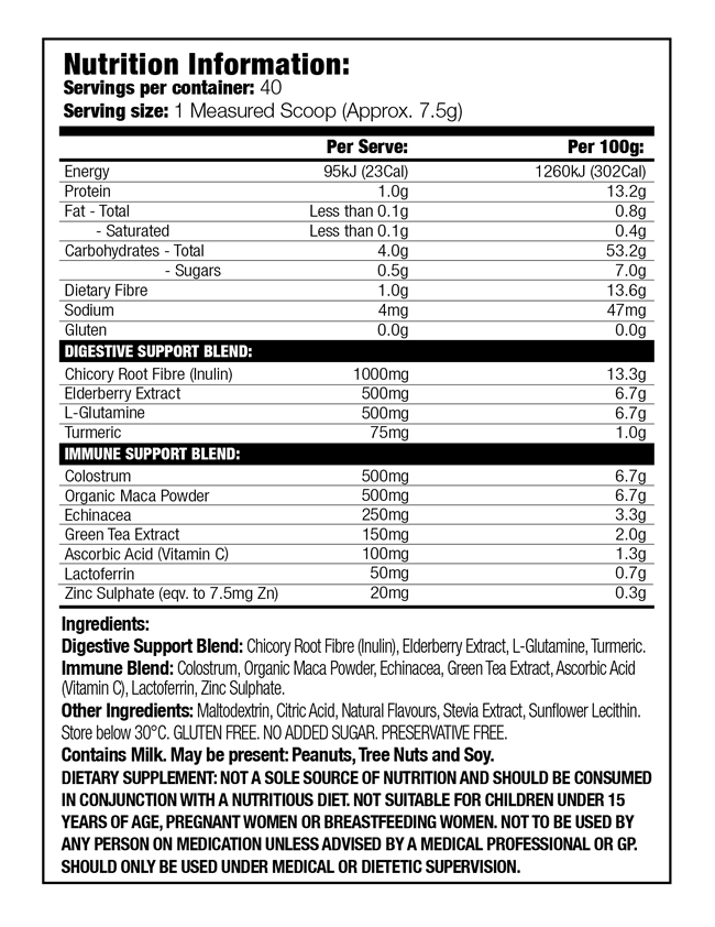 Maxine Better Biome Nutrition Facts