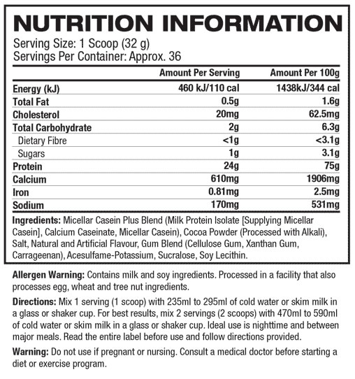 Nitrotech Casein 5lb