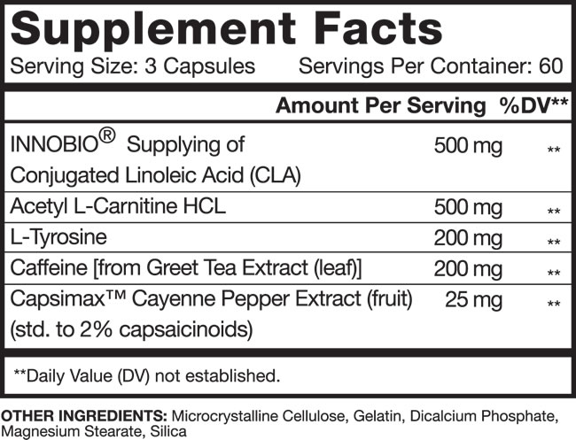 Trusted Nutrition Creatine Supplement facts