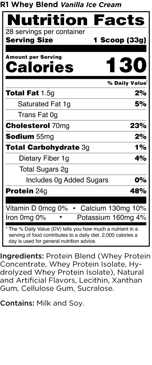 Rule 1 protein Whey Blend
