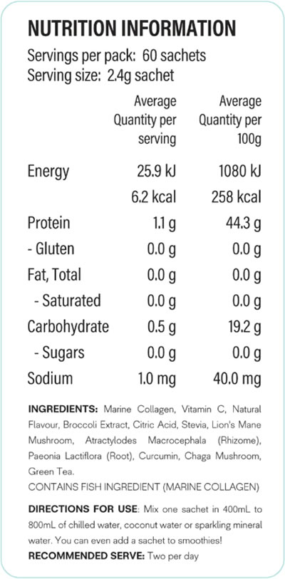 Fresh Tea Nutrition Facts By Green Tea X50