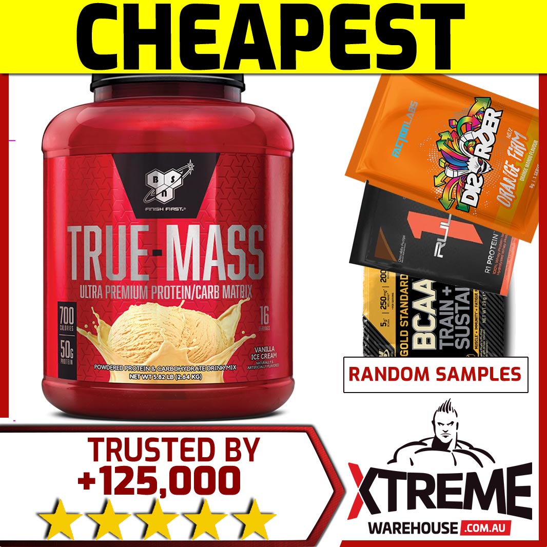 BSN TRUE MASS 2.61KG VANILLA // TRUEMASS WEIGHT // MASS GAINER PROTEIN +  GIFT
